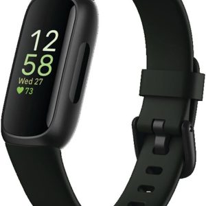 3 Health &-Fitness-Tracker with Stress Management, Workout Intensity, Sleep Tracking, 24/7 Heart Rate and more, Midnight Zen/Black One Size (S & L Bands Included)
