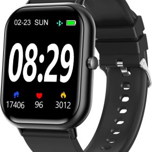 Smart Watch for Men Women SmartWatch 1.83″ for  Samsung  Phone Compatible, Fitness Tracker Watch with Pedometer, Heart Rate/Sleep Monitor, Blood Oxygen,  Waterproof