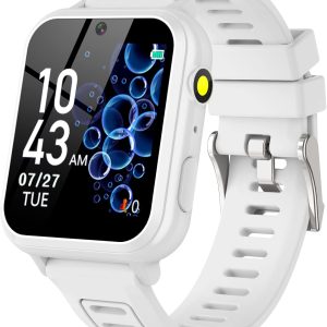 Kids Smart Watch Gift for Girls Age 4-12, Smart Watch for Kids with 26 Games HD Touch Screen Kids Watches Camera Video Music Pedometer Flashlight Educational Toys Birthday Gifts for Girls