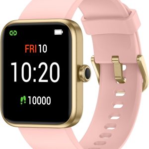 Smart Watch, Fitness Tracker with Heart Rate Monitor, Blood Oxygen, Sleep Tracking, 41mm Smartwatch Waterproof with Pedometer for Women Men Watch Compatible with   Phones