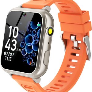 Smart Watch for Kids with 24 Puzzle Games Camera Video Recorder Music Alarm Calculator Calendar Flashlight Pedometer Birthday Gift for 3-12 Year Old Boys and Girls